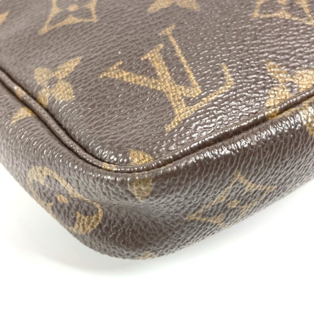 LOUIS VUITTON Authentic Brown Monogram Canvas Pochette Shoulder Bag - Picture 7 of 16